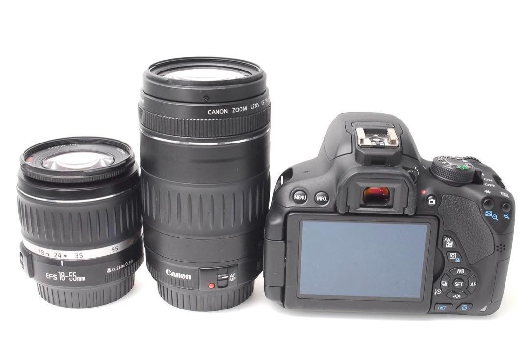 CANON KISS X7i double Lens w/ 680 shots 209126 | eBay
