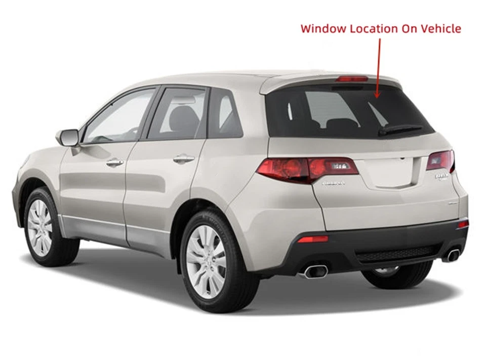 Fits 2007-2012 Acura RDX Back Tailgate Rear Window Glass Heated Foto 4 de 4