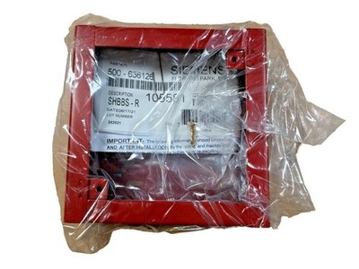 Siemens SHBSS-R 500-636126 Fire Alarm Back Box Red (NEW IN BOX)