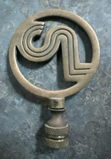 70's Retro Brass Lamp Finial