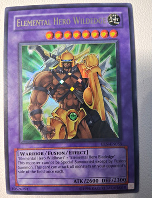 Konami Yu-Gi-Oh! Elemental Hero Wildedge EEN-EN035 Foil Ultimate Rare Unl