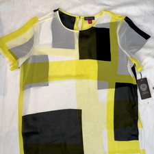 NWT | Vince Camuto Pink in Motion Dress/ Coverup | Lime Shock | Size Small |