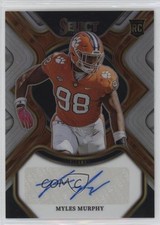 2023 Select Draft Picks Rookie Signatures Silver Prizm Myles Murphy Auto 10xu