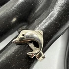 VTG Mexico 925 Sterling Silver Dolphin Ring. 2.1 Grams. Size 6.5