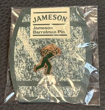 Jameson Seal Pin JJ&S John Son Limited Rare New Liquor Whiskey Barrel Irish