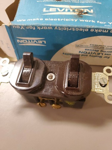 Interrupteur à bascule Leviton 1256-I 15A 120/277 V - Photo 2/3