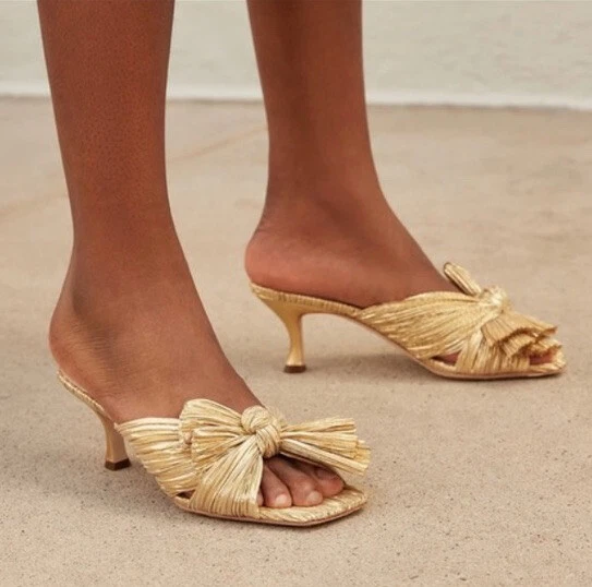 Loeffler randall bow mule shop