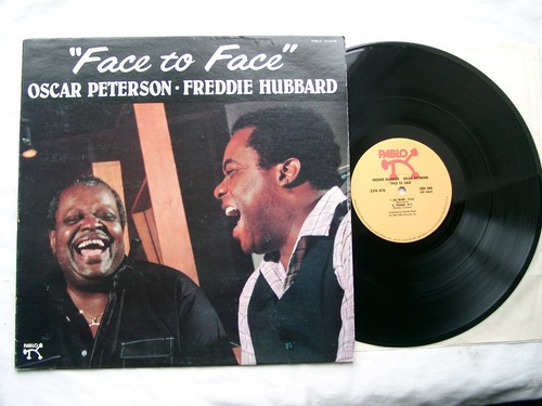 OSCAR PETERSON / FREDDIE HUBBARD - Face To Face LP - PABLO / 2310-876 - 1982 US