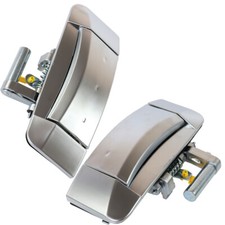 Manija de puerta exterior exterior izquierda derecha cromada 2 piezas para Nissan 350Z 2003-2009