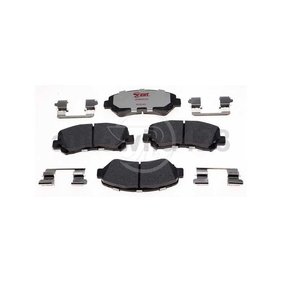 Juego de 2 juegos de pastillas de freno delanteras traseras para Nissan Rogue Select AWD 2,5 L 2014 2015 Foto 4 de 4