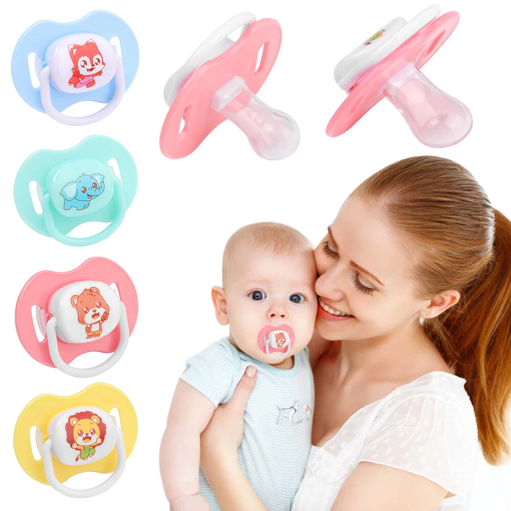 Baby Pacifier With Cover Silicone Infant Nipple Newborn Soother