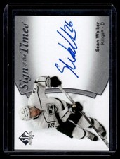 2021-22 SP Authentic Sign of the Times Sean Walker Auto Colorado Avalanche