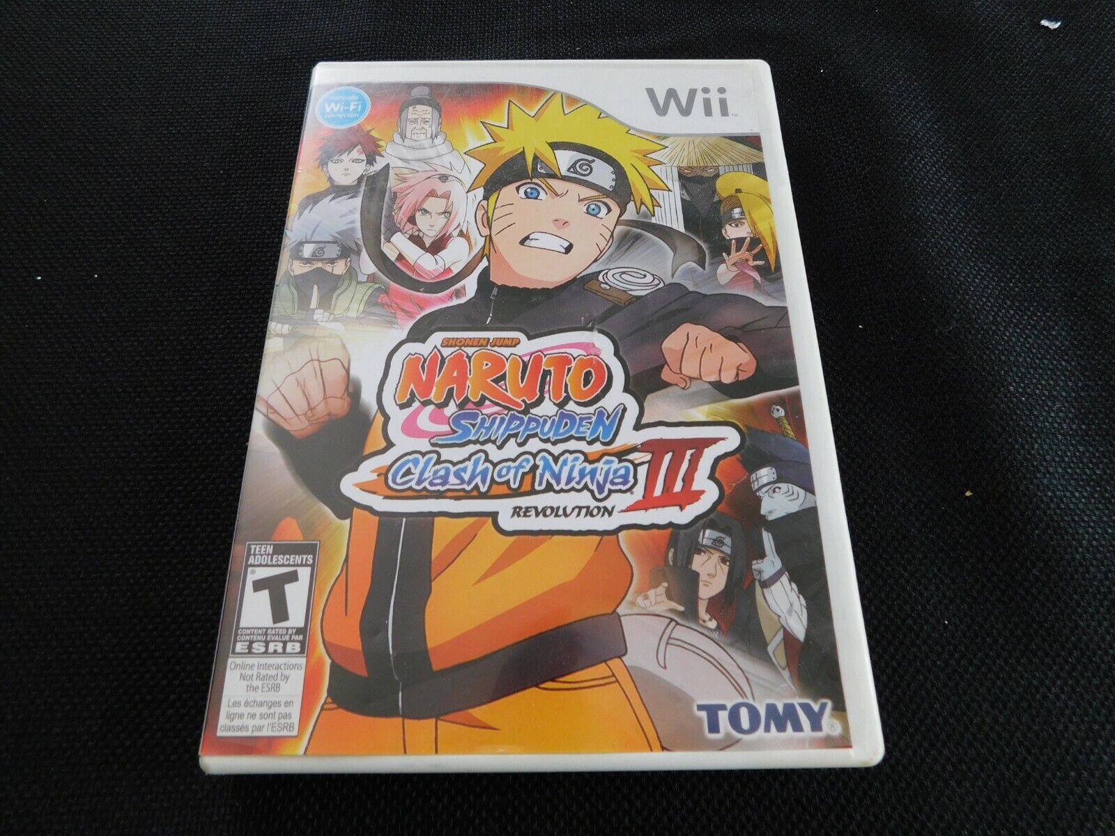 Naruto Shippuden Clash of Ninja III Revolution Nintendo Wii Game