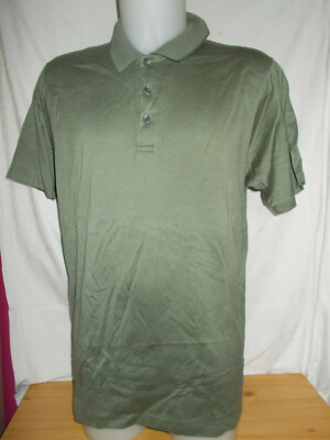 NIKE Golf Technisches Poloshirt Kurzarm Baumwolle grün klein kariert L/XL