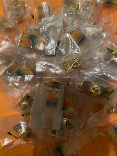 2024 PARIS OLYMPIC PINS BADGES TRADERS 100 USA LUGE NOC TEAM & 3M WHOLESALE LOT - Picture 3 of 4