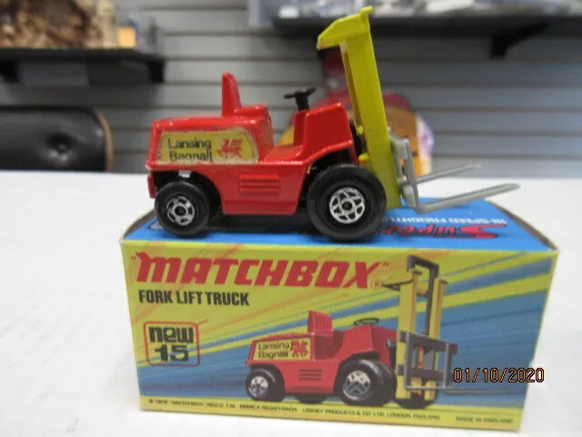 Matchbox forklift hotsell truck no 15