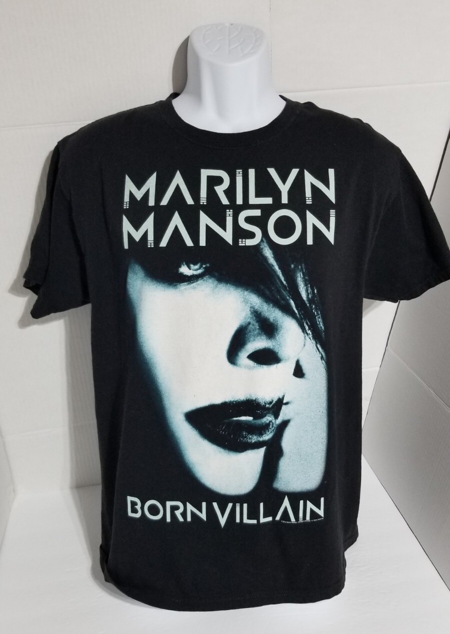 2012 Marilyn Manson Born Villain Concert T-Shirt - M … - Gem