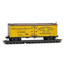 N MICRO TRAINS 058 00 602  Kansas Egg &  Poul 36' Wood Sheathed Ice Reefer 3520