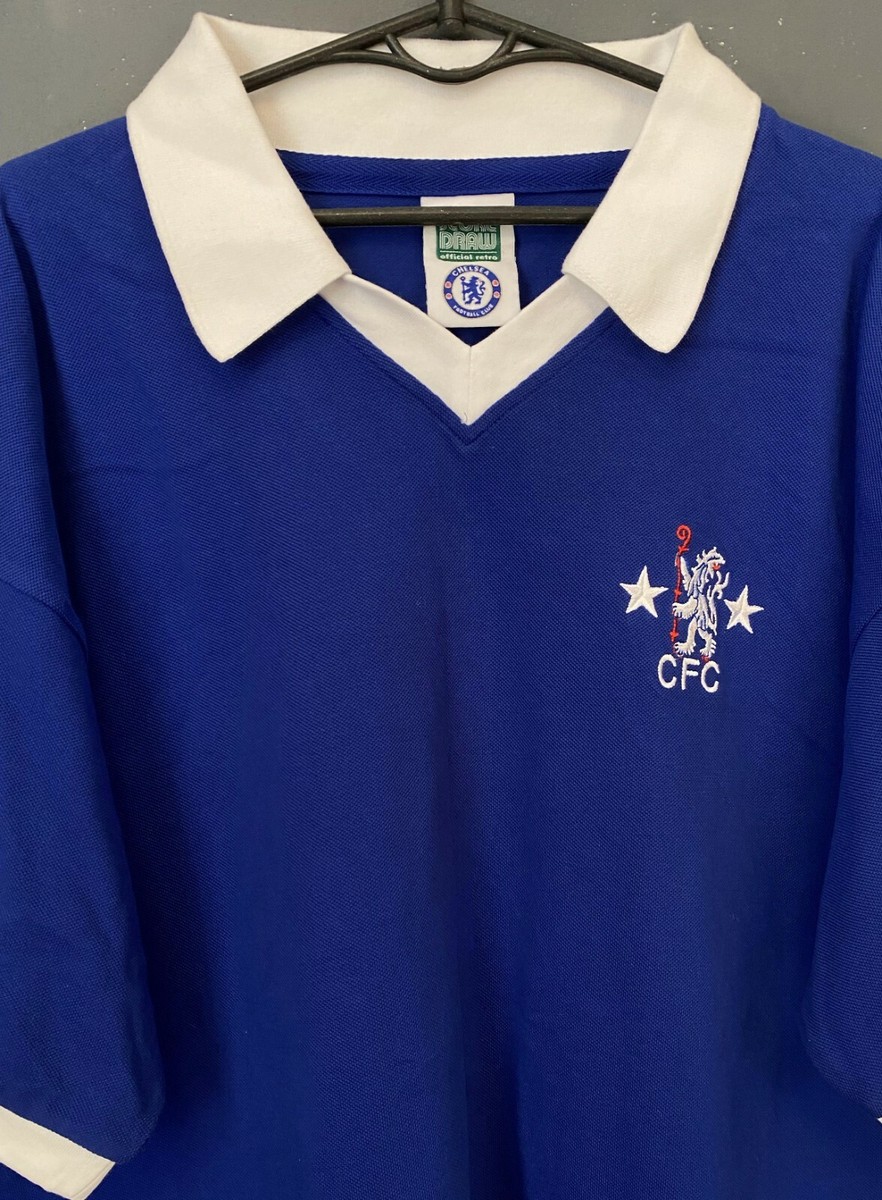RETRO REPLICA MEN'S CHELSEA 1978/1981 SOCCER FOOTBALL SHIRT JERSEY