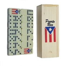 Puerto Rico Flag Double Six Mini Dominos - Dominoes - Boricua* FREE SHIP