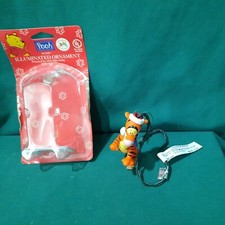 Vintage Disney  s Tigger Illuminated Christmas Ornament Open Package