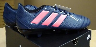 blue and pink adidas cleats