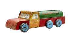 Superior Oil  Gas Tin Litho  Wood 1940's Tanker Truck