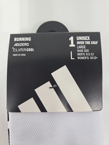 Adidas Calcetines para Correr Cuarto - No Show - Sobre la pantorrilla - Crew Talla Grande Nuevo con Etiquetas - Imagen 11 de 21