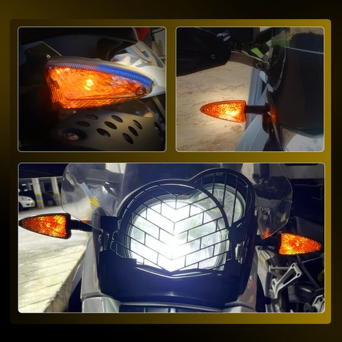 4X Front/Rear LED Turn Signal Light Amber For BMW HP4 S1000R G450X F700GS R1250R - Picture 11 of 13