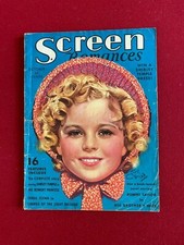 1936, Shirley Temple, "Screen Romances" Magazine No Label Scarce / Vintage