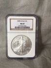2008 One Dollar American Eagle Silver Coin NGC MS69