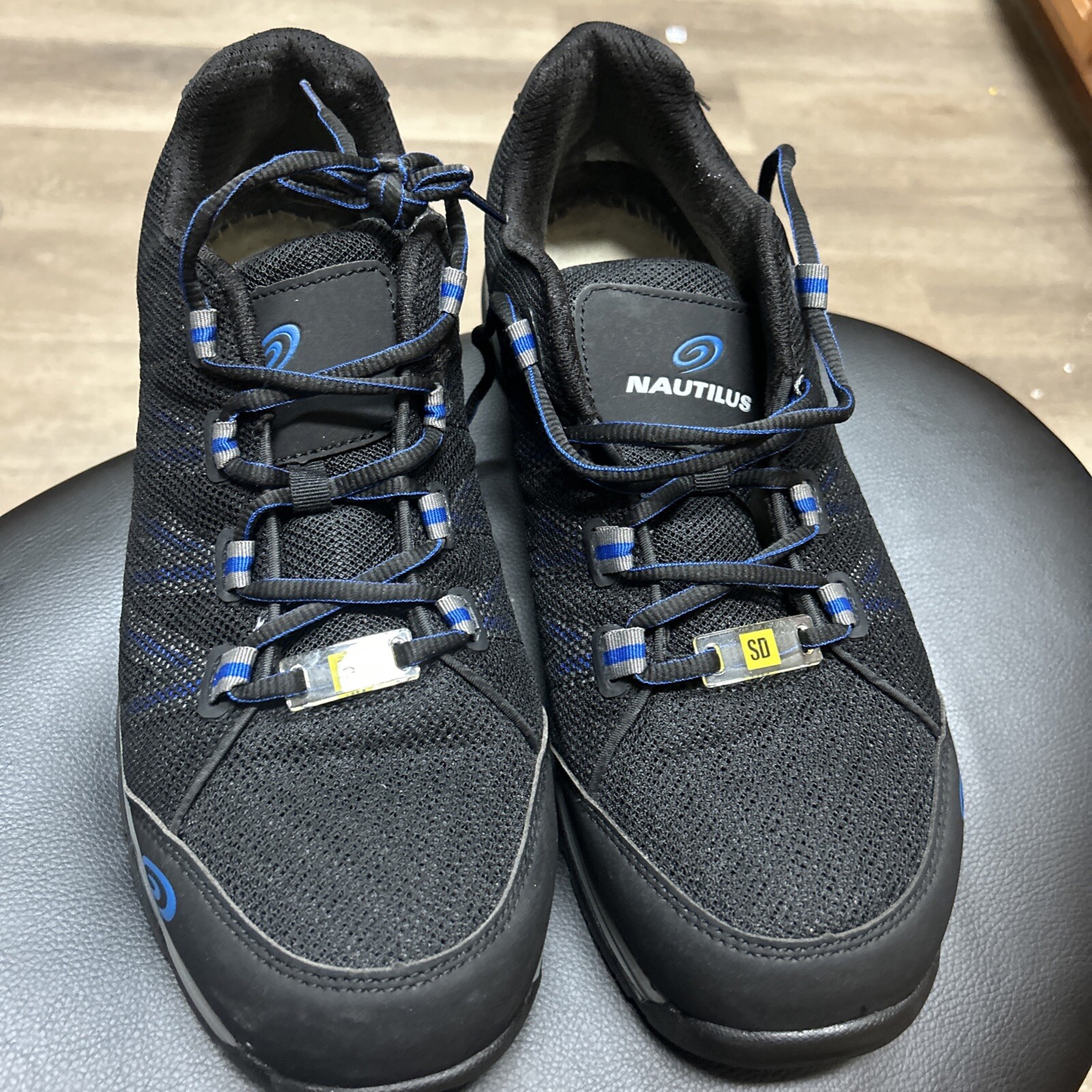 SAOLA Sneakers da lavoro sportive Nautilus uomo Accelerator nero blu taglia 13M indossate due volte