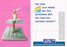 PUBLICITE ADVERTISING 104 1995  LITERIE BULTEX  matelas ( 2p)