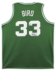 LARRY BIRD AUTOGRAPH SIGNED BOSTON CELTICS BASKETBALL CUSTOM JERSEY W/BECKETT QR