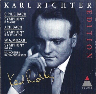 C.Ph.E., J.Ch.Bach & Mozart: Sinfonie / Kartl Richter - CD