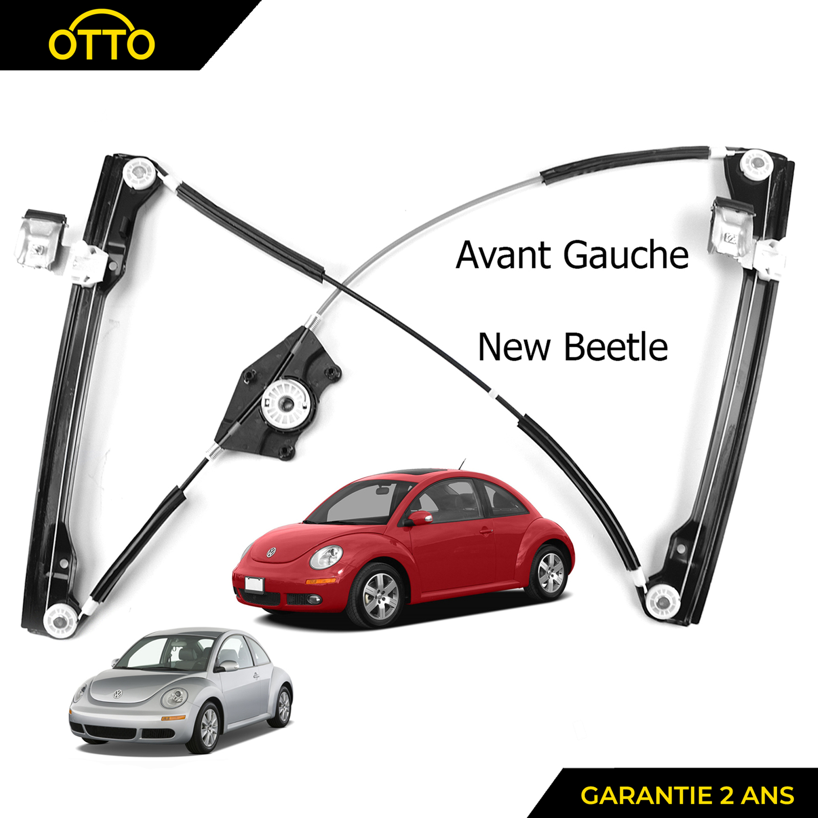 Lève-vitre électrique avant gauche pour Volkswagen New Beetle 1C0837655A