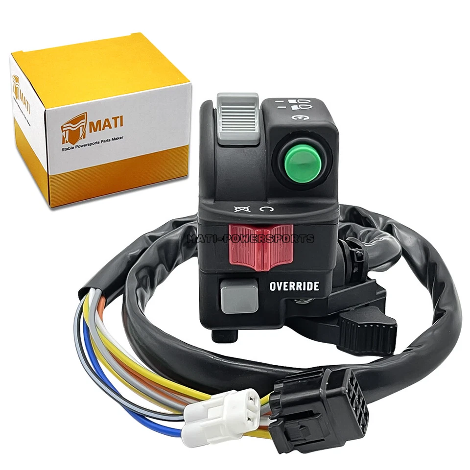 Interruptor de manillar arranque funcionamiento parada anulación para Suzuki King Quad 450 LTA450X 07-10 Foto 3 de 4
