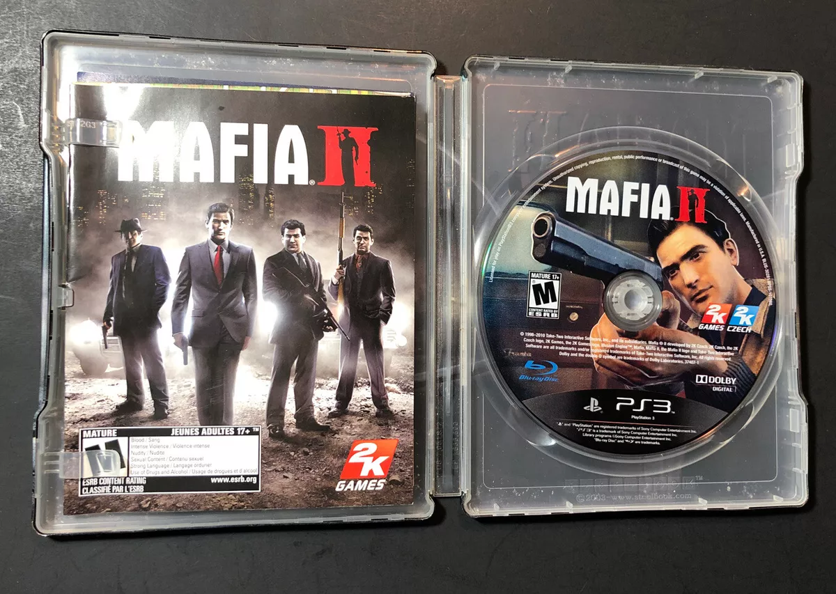 Jogo PS3 Mafia 2 Edição Especial (Steelbook e Artbook)