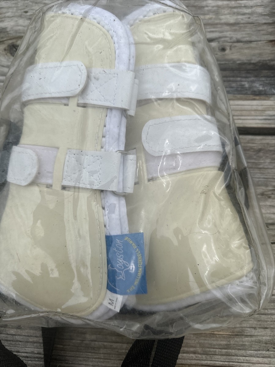 Bottes à Tendons Blanches William Funnell Royston, Taille Cob Medium, Neuves