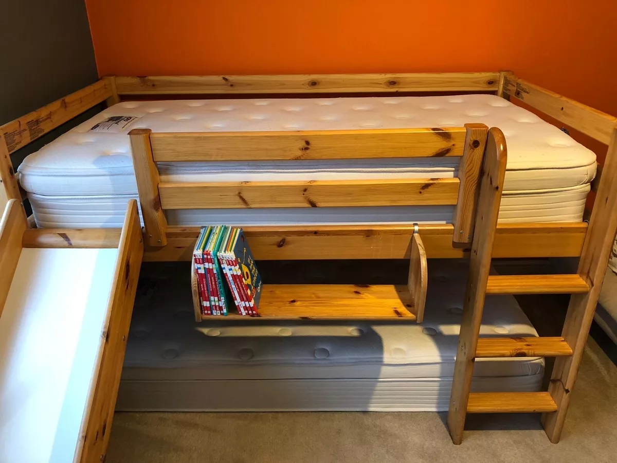 flexa bunk bed Danish design includes two single mattresses ladder and slide