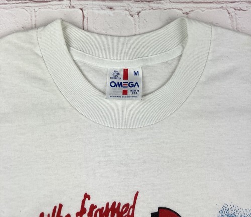Vintage 80s Disney Who Framed Roger Rabbit Movie Cartoon Single Stitch T Shirt M - Picture 5 of 9