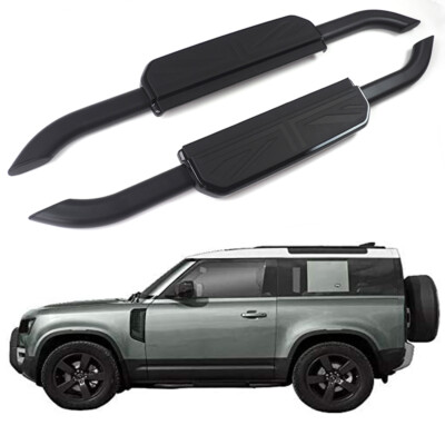 Running Boards Side Steps Pedals Nerf Bar fits for LR Defender 2020 21 2Door 90