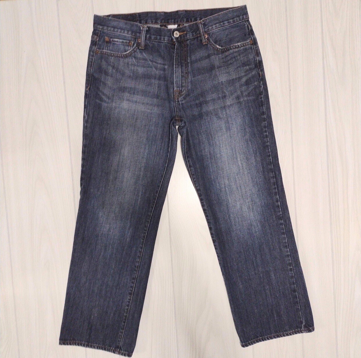 Lucky Brand Mens Straight Leg Blue Denim Jeans Size 34x29