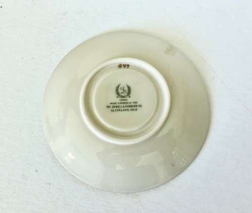 Lenox Demitasse or Espresso Cup & Saucer, the Virginian, Enameled - Picture 9 of 10