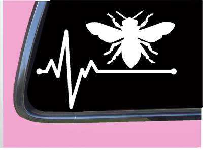 Bee Lifeline TP 244 vinyl 8'' Decal Sticker honey hive comb beekeeper