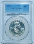 1951 PCGS PR65 Proof Strike Franklin Half Dollar