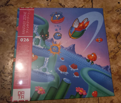 Data Discs 026 Fantasy Zone - Frosted Clear with Pink and Blue