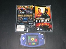 Justice League Heroes (Sony PSP, 2006) ** DAMAGED ARTWORK**