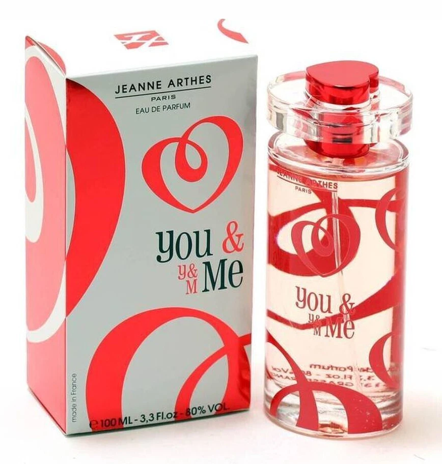 عطر You & Me من Jeanne Arthes، 3.3 أونصة سائلة/100 مل، بخاخ ماء عطر، جديد ومختوم