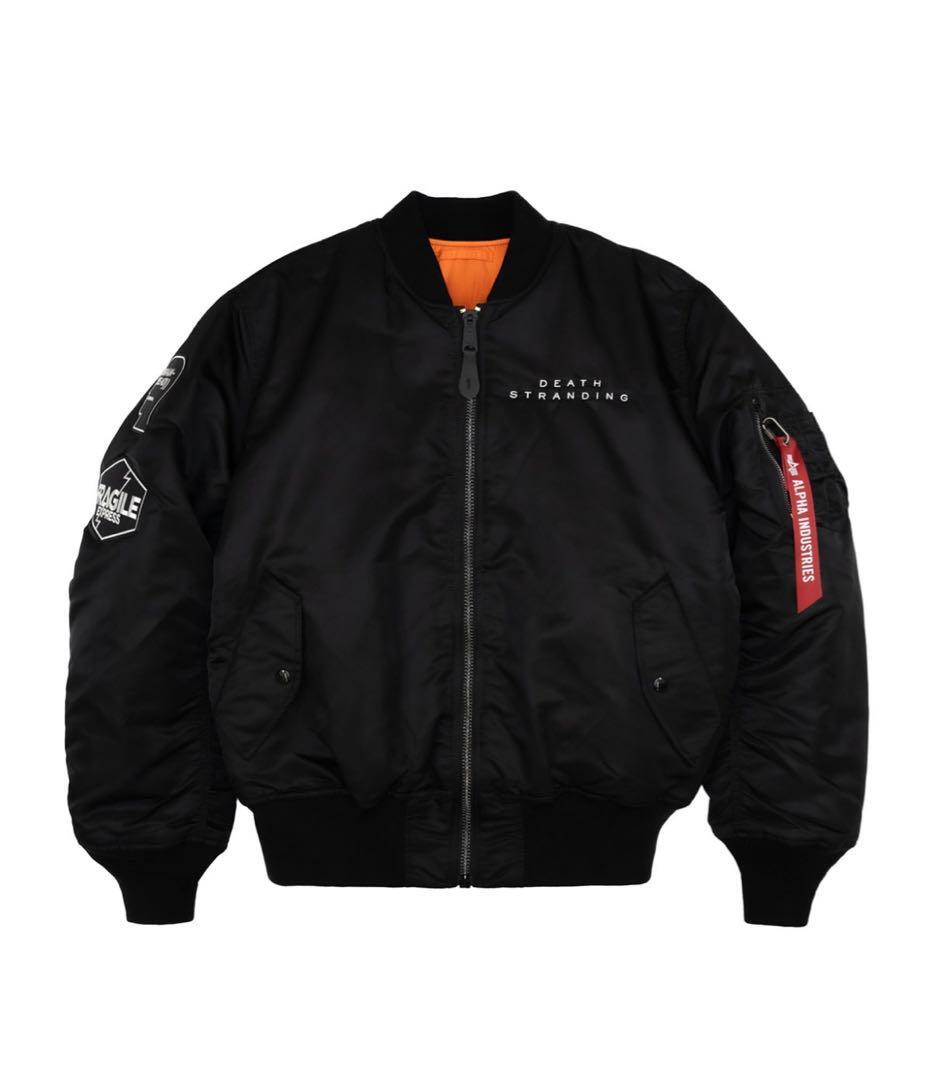 Brain Dead × DEATH STRANDING MA-1 JACKET Brain Dead DEATH STRANDING MA-1 JACKET ALPHA INDUSTRIES Size